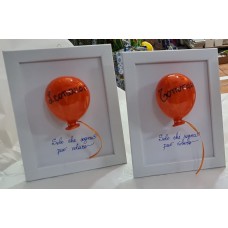 CORNICE 13X18 CON PALLONCINO PERSONALIZZATA