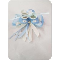 CONFEZIONE COMPLETA DI CONFETTI E COPPIA SCARPETTE CERAMICA