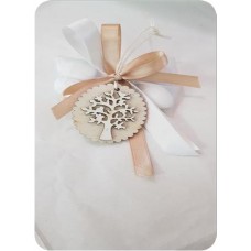 CONFEZIONE COMPLETA DI CONFETTI E ALBERO DELLA VITA IN LEGNO MAGNETICO