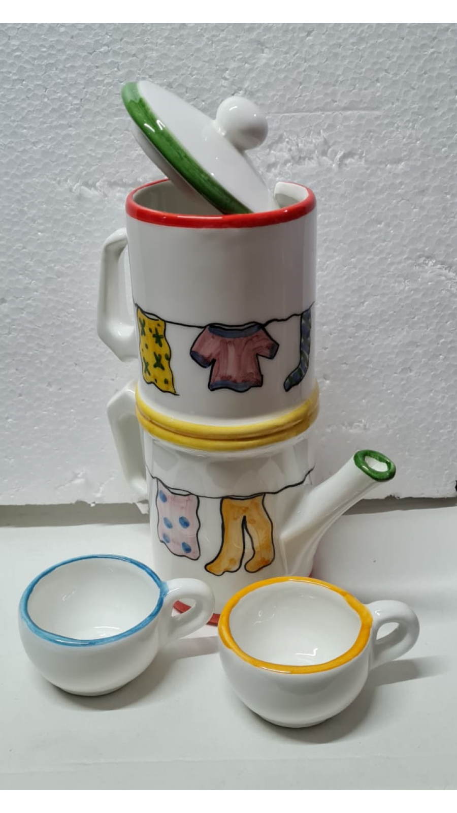 Caffettiera Napoletana in ceramica 6 tazze