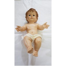 Gesù Bambino nudo in resina CM 34