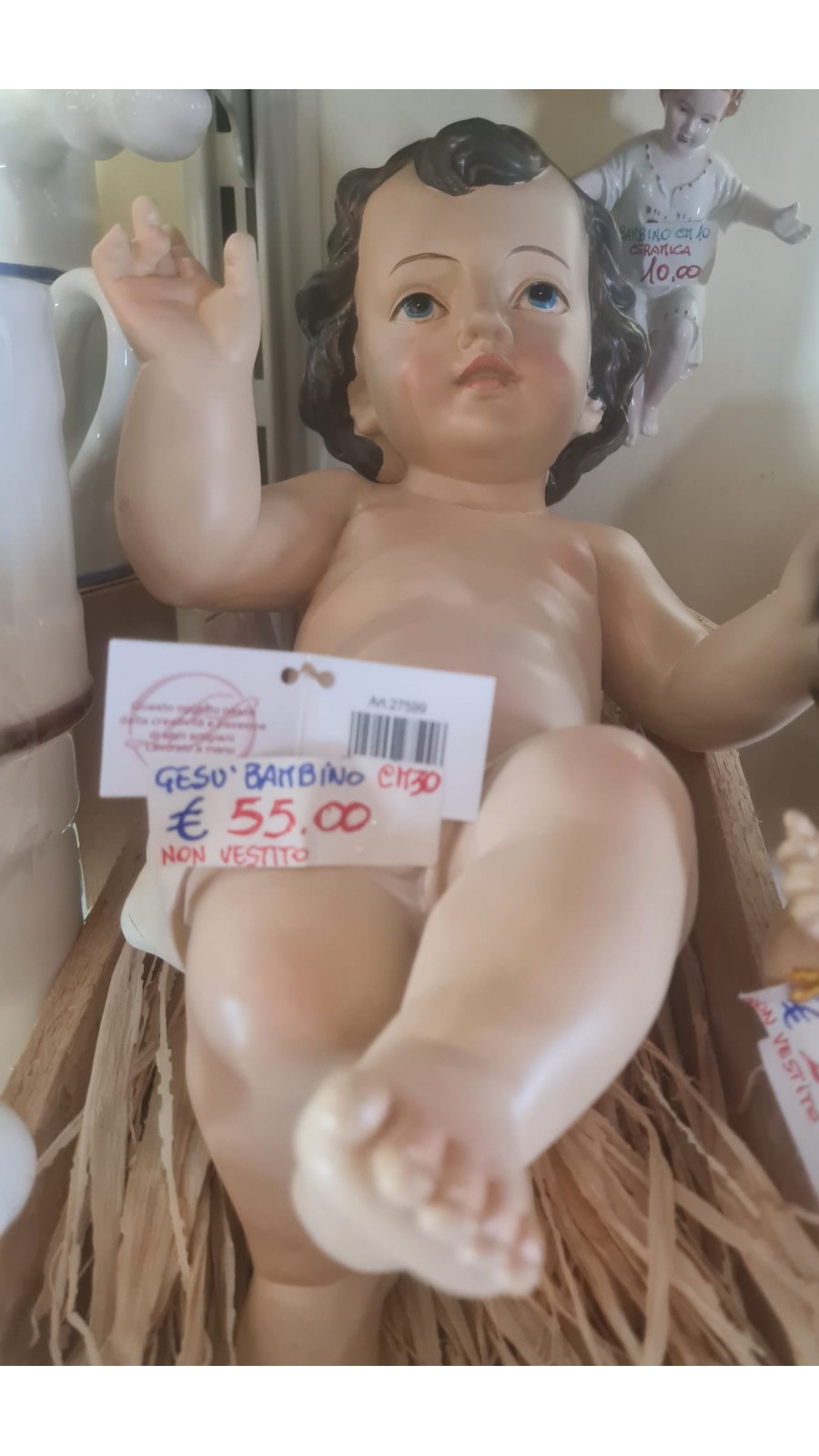 GESU' BAMBINO NON VESTITO 30CM - 1