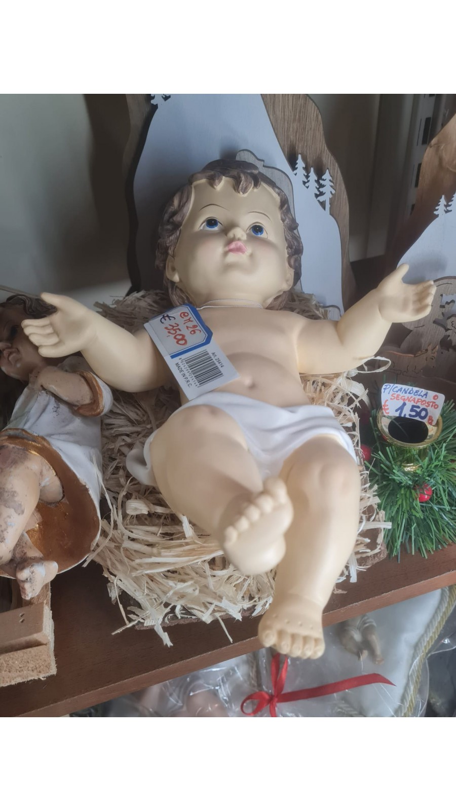 GESU' BAMBINO NON VESTITO 26CM