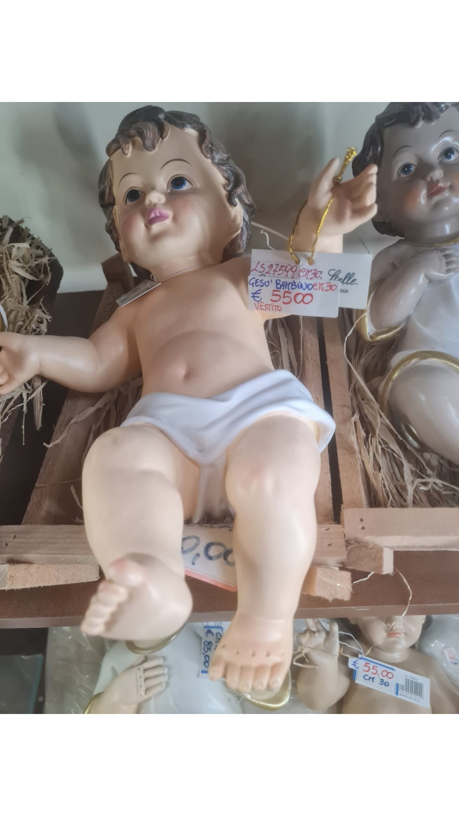 GESU' BAMBINO NON VESTITO 30CM - 2