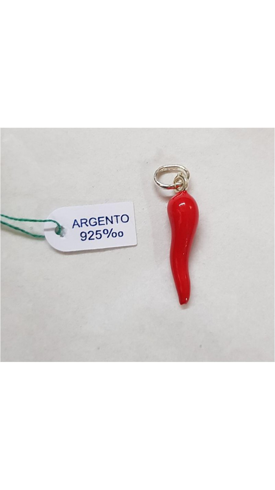 ARGENTO 925 SMALTATO ROSSO FUOCO H.3.5