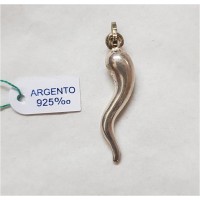 CORNO ARGENTO 925 H.2.5CM 