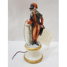 STATUETTA PANTALONE CM13X5 IN PORCELLANA CAPODIMONTE