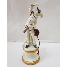 STATUETTA PULCINELLA CM13X5 IN PORCELLANA DI CAPODIMONTE