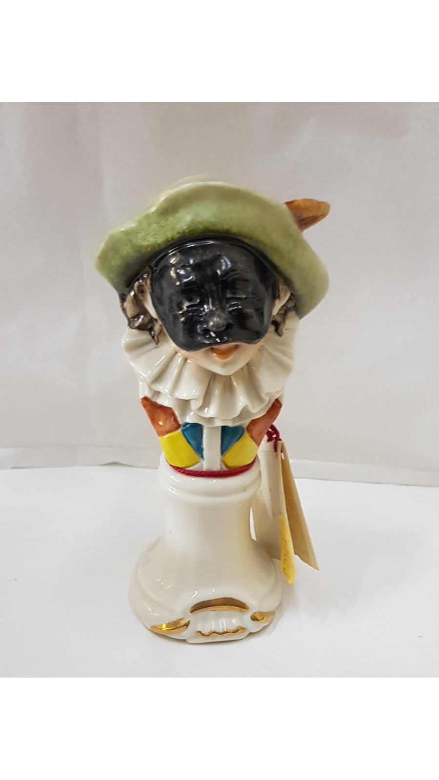 BUSTO ARLECCHINO CM15 IN PORCELLANA DI CAPODIMONTE