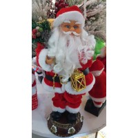 BABBO NATALE CON MUSICA E LUCI