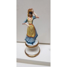 STATUETTA ROSAURA CM13X5 IN PORCELLANA DI CAPODIMONTE