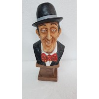 MEZZO BUSTO TOTO'CM23 SU PIEDISTALLO