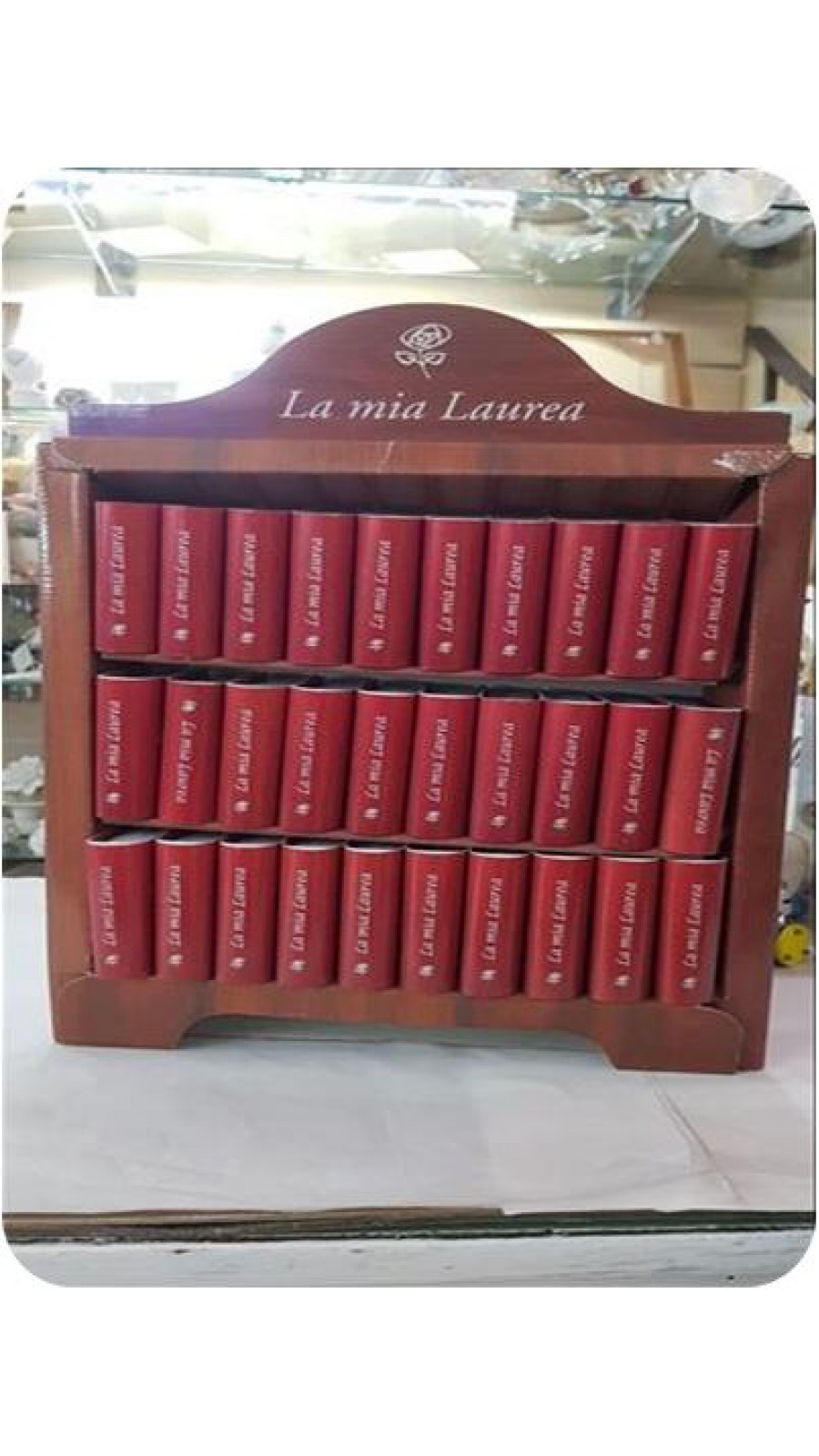 SET LIBRERIA 30 SCATOLINE A LIBRO COMPLETE DI CONFETTI