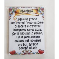 MAGNETE LEGNO DEDICATO ALLA MAMMA