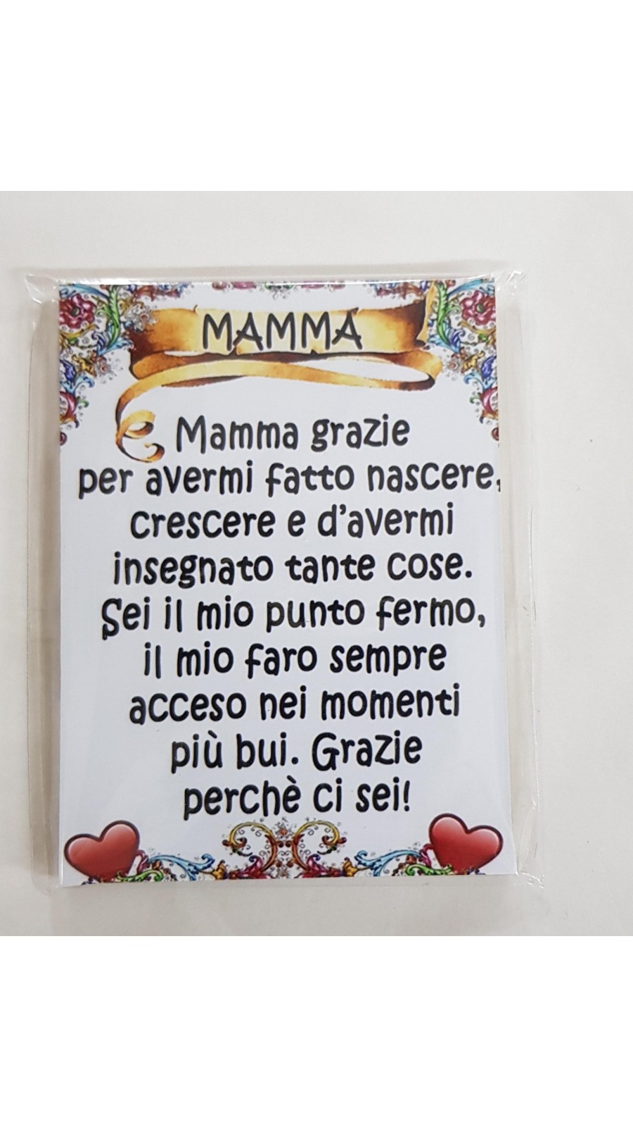 MAGNETE LEGNO DEDICATO ALLA MAMMA