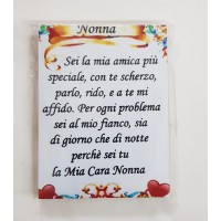 MAGNETE LEGNO DEDICATO ALLA NONNA