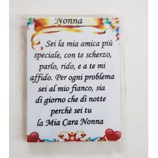 MAGNETE LEGNO DEDICATO ALLA NONNA