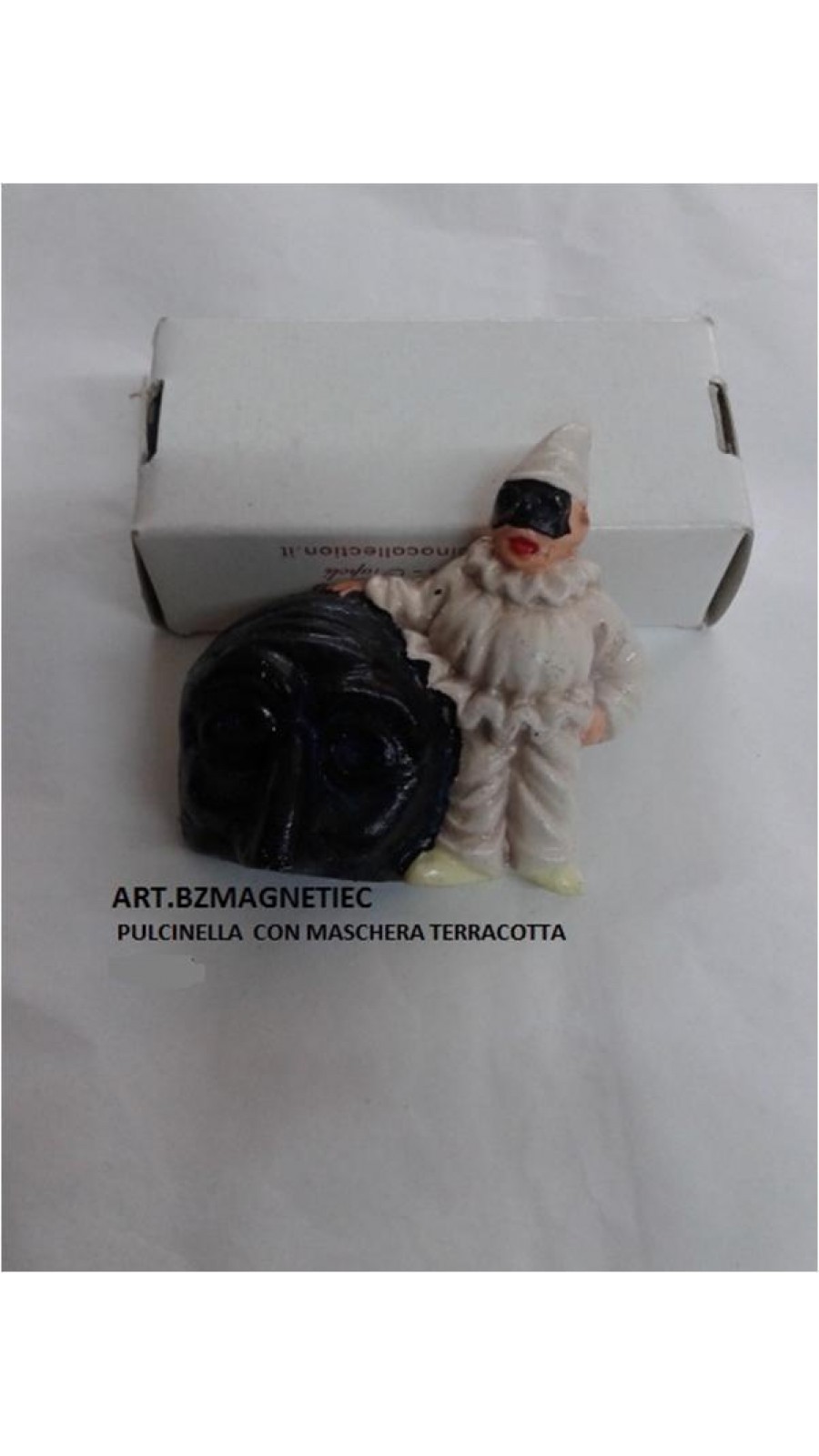 MAGNETE PULCINELLA CON MASCHERA