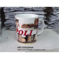 TAZZA LATTE IN CERAMICA SOGGETTO TOTO