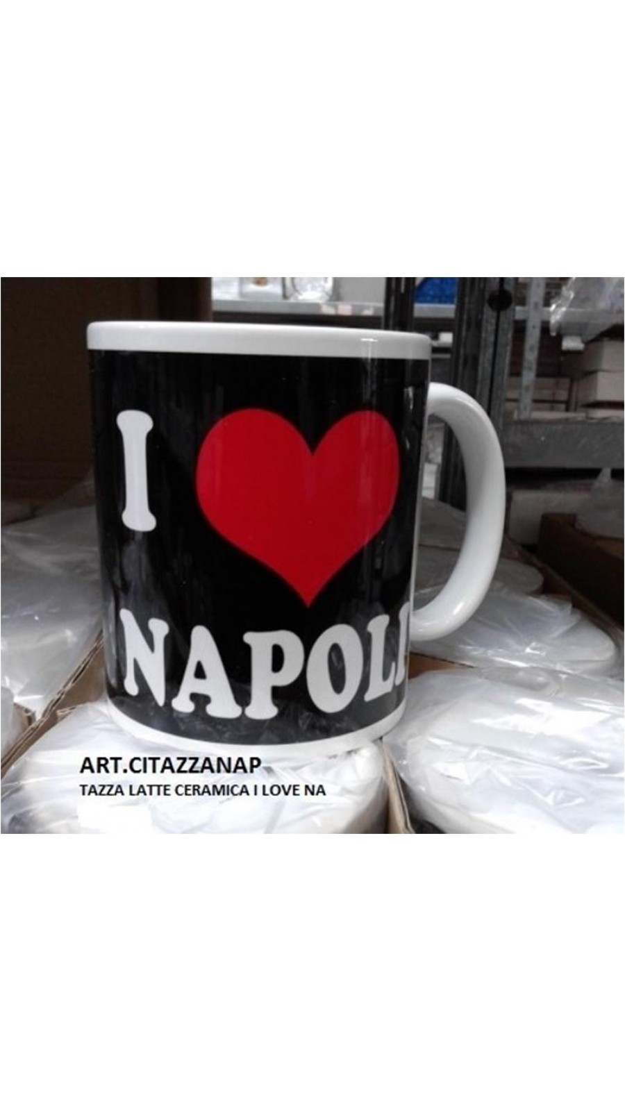 TAZZA IN CERAMICA NAPOLI