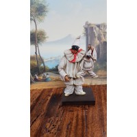 PULCINELLA TERRACOTTA VESTITO CM10 CON PULCINELLA 