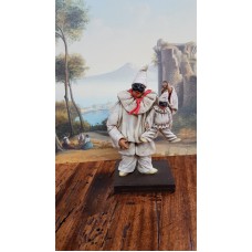 PULCINELLA TERRACOTTA VESTITO CM10 CON PULCINELLA 