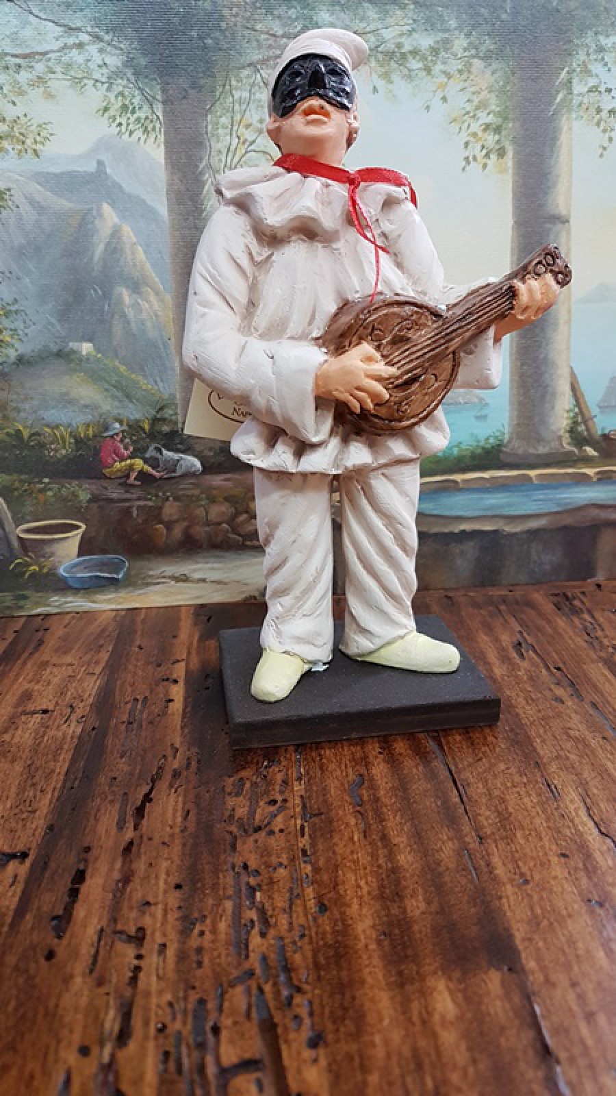 PULCINELLA TERRACOTTA CM20 MANDOLINO