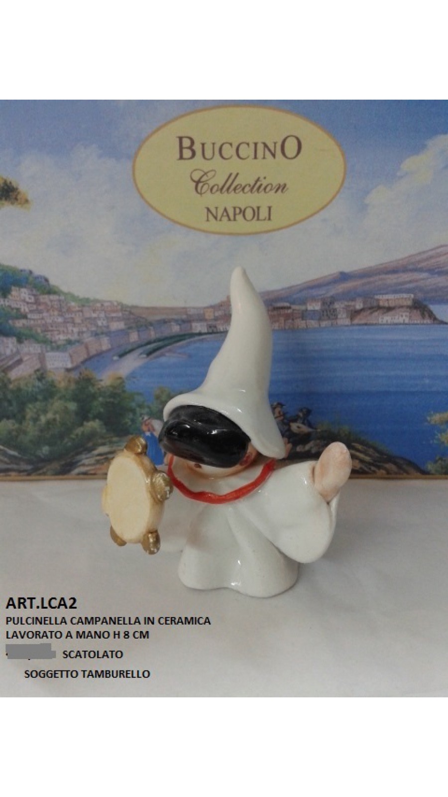 PULCINELLA CERAMICA TAMBURELLO