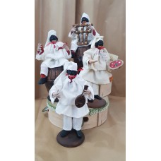 PULCINELLA VESTITO IN TERRACOTTA SECONDA MISURA