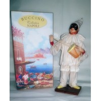 Pulcinella Terracotta Vestito con Poutipou (CM 30)