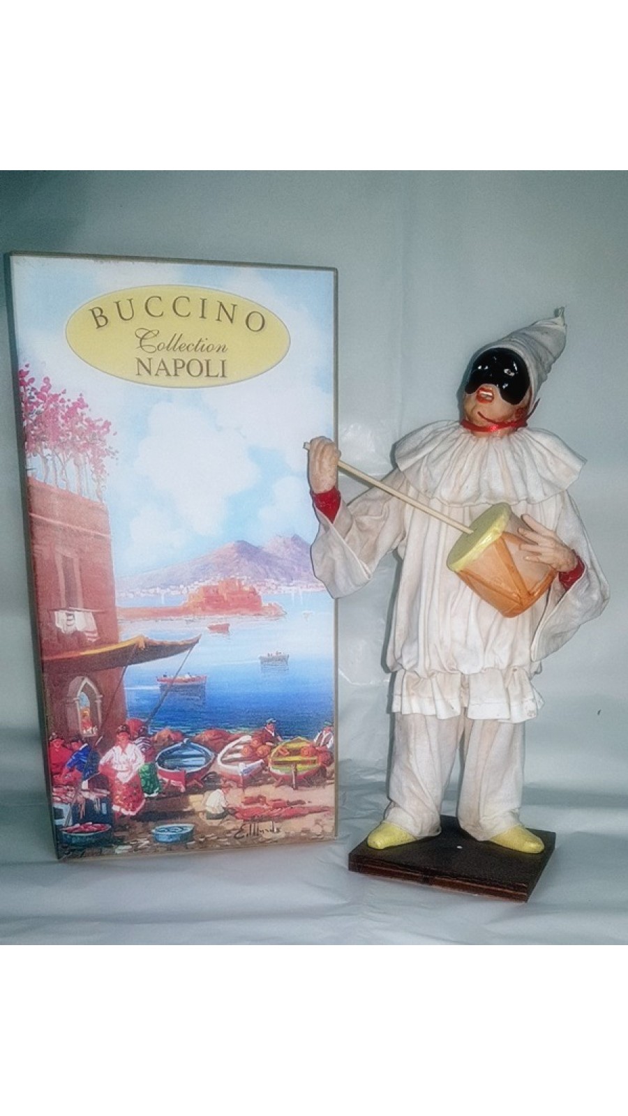 Pulcinella Terracotta Vestito con Poutipou (CM 30)