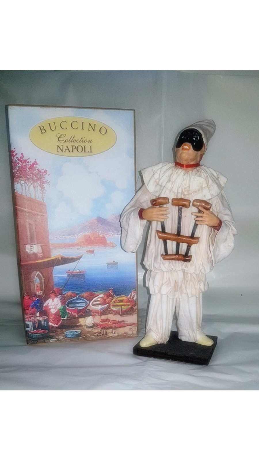 Pulcinella Terracotta Vestito con Triccheballacche (CM 30)